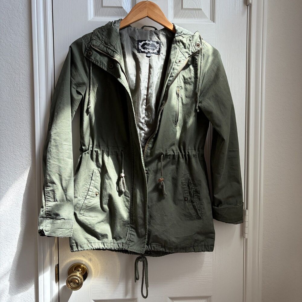 y2k/90s bella swan twilight coded indie olive green utility jacket